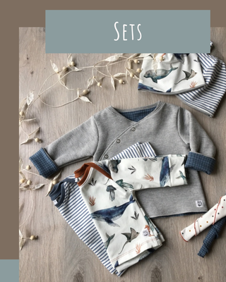 Newborn Sets für Neugeboren und Früchen. Auf Wunsch angepasste Grössen möglich. 