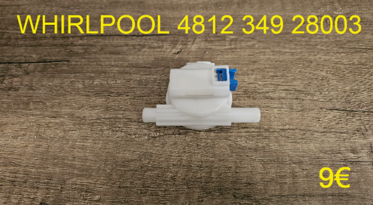 DÉBITMÈTRE LAVE-VAISSELLE : WHIRLPOOL 481234928003