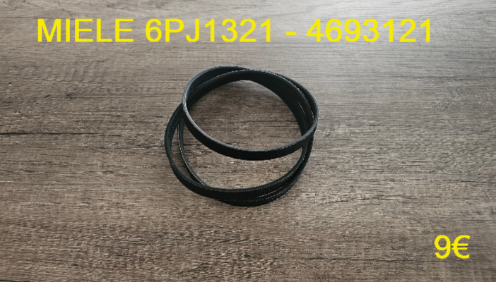 COURROIE LAVE-LINGE : MIELE 6PJ1321 - 4693121