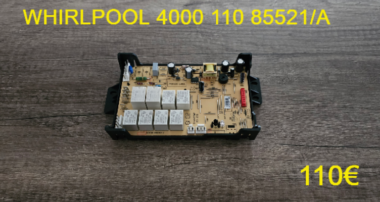 CARTE DE PUISSANCE FOUR : WHIRLPOOL 400011085521/A