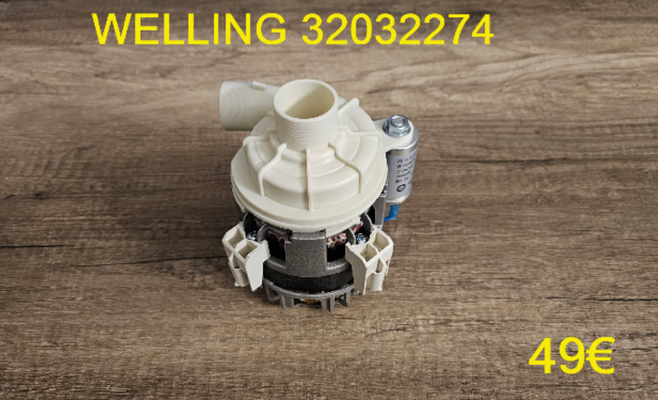 POMPE DE CYCLAGE LAVE-VAISSELLE : WELLING 32032274