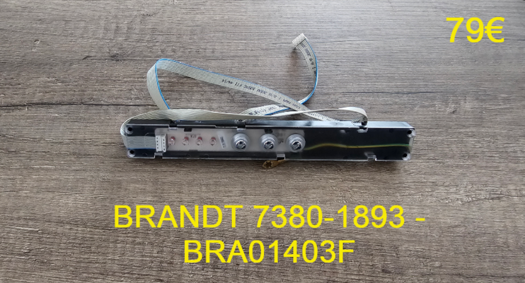 CARTE DE COMMANDE HOTTE : BRANDT 7380-1893 - BRA01403F