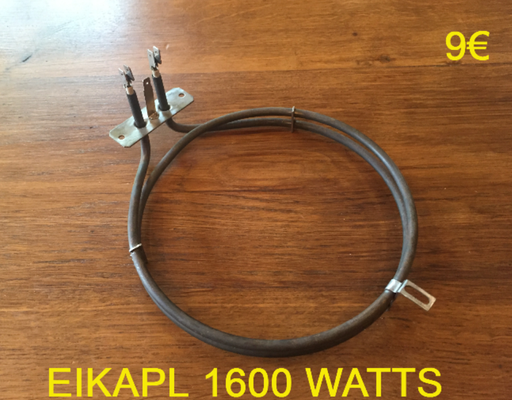 RÉSISTANCE DE FOUR : EIKAPL 1600 WATTS