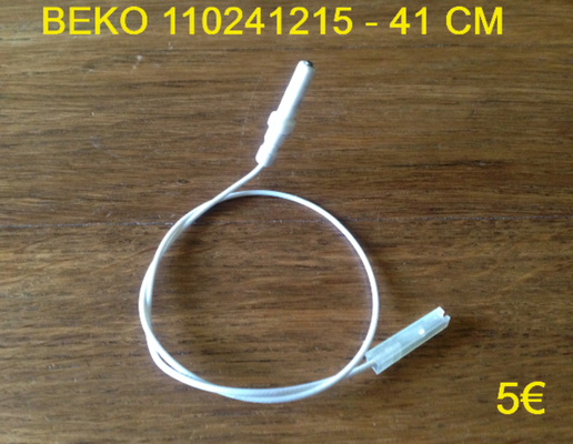 BOUGIE D'ALLUMAGE : BEKO 110241215 - 41 CM