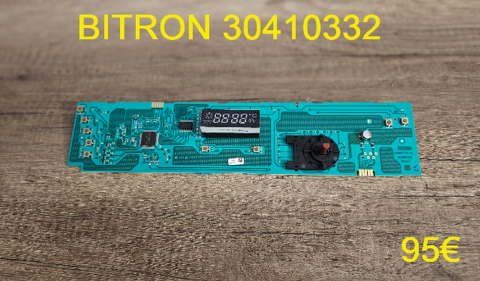CARTE DE COMMANDE LAVE-LINGE : BITRON 30410332