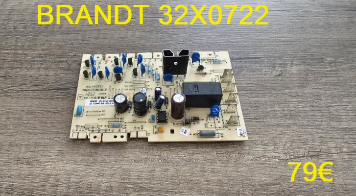 CARTE DE PUISSANCE LAVE-VAISSELLE : BRANDT 32X0722