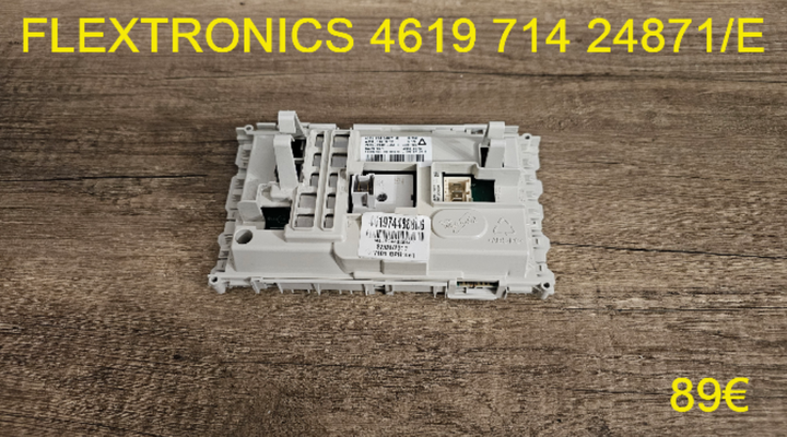 CARTE DE COMMANDE LAVE-LINGE : FLEXTRONICS 461971424871/E