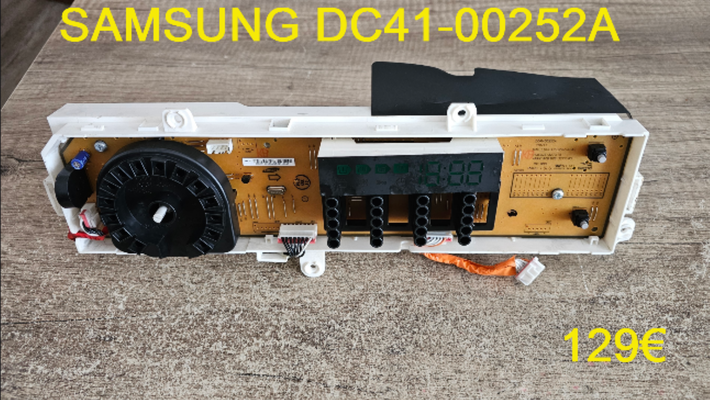 CARTE DE COMMANDE LAVE-LINGE : SAMSUNG DC41-00252A