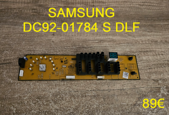 CARTE DE COMMANDE LAVE-LINGE : SAMSUNG DC92-01784 S DLF