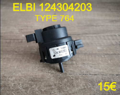 PRESSOSTAT ANALOGIQUE LAVE-LINGE : ELBI TYPE 764 - 124304203