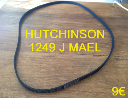 COURROIE LAVE-LINGE : HUTCHINSON 1249 J MAEL
