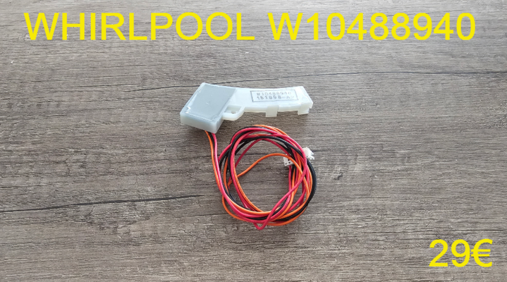 CAPTEUR DE POSITION TAMBOUR LAVE-LINGE : WHIRLPOOL W10488940