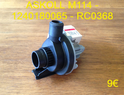 POMPE DE VIDANGE : ASKOLL M114 - 1240180065 - RC0368