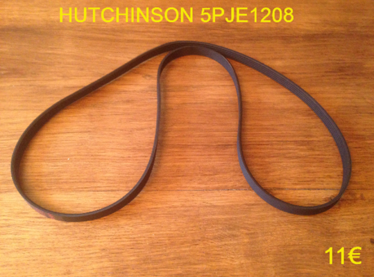 COURROIE LAVE-LINGE : HUTCHINSON 5PJE1208