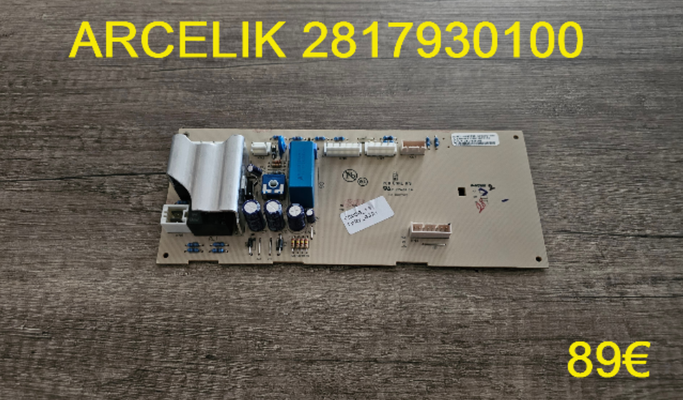 CARTE DE COMMANDE LAVE-LINGE : ARCELIK 2817930100