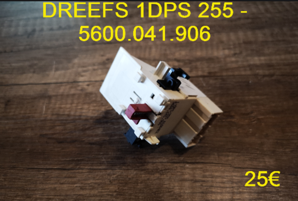 INTERRUPTEUR LAVE-VAISSELLE : DREEFS 1­DPS 255 - 5600.041.906