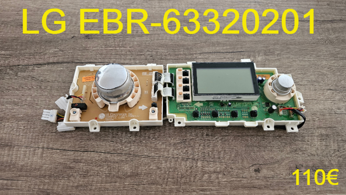 CARTE DE COMMANDE LAVE-LINGE : LG EBR63320201