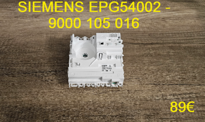 CARTE DE COMMANDE LAVE-VAISSELLE : SIEMENS EPG54002 - 9000105016