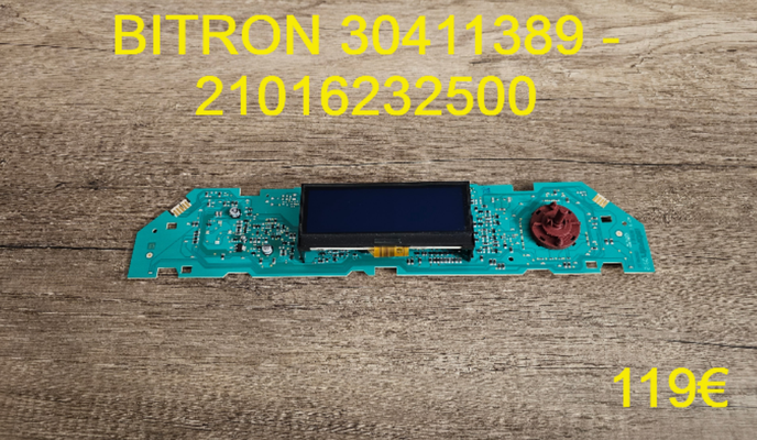 CARTE DE COMMANDE LAVE-LINGE : BITRON 30411389 - 21016232500