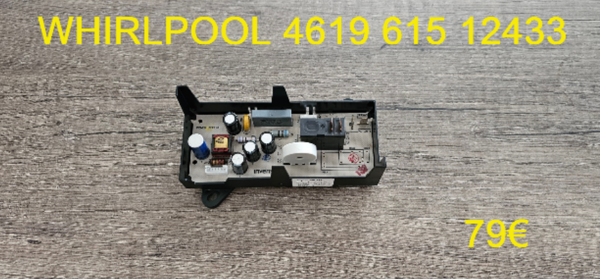CARTE DE PUISSANCE FOUR : WHIRLPOOL 461961512433