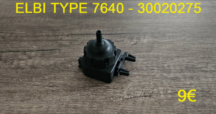 PRESSOSTAT ANALOGIQUE LAVE-LINGE : ELBI TYPE 7640 - 30020275