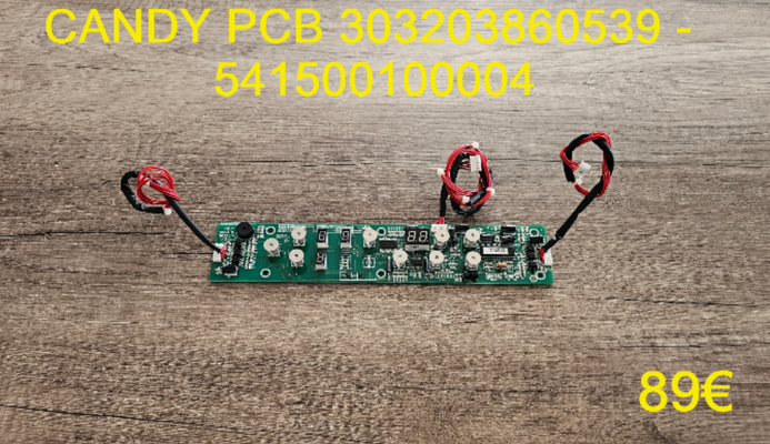 CARTE CLAVIER PLAQUE VITROCÉRAMIQUE : CANDY PCB 303203860539 -  541500100004