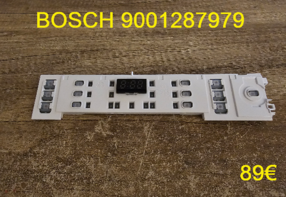CARTE DE COMMANDE LAVE-VAISSELLE : BOSCH 9001287979