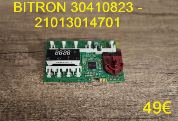 CARTE DE COMMANDE LAVE-LINGE : BITRON 30410823 - 21013014701