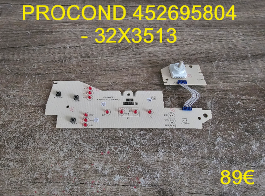 CARTE DE COMMANDE LAVE-VAISSELLE : PROCOND 452695804 - 32X3513