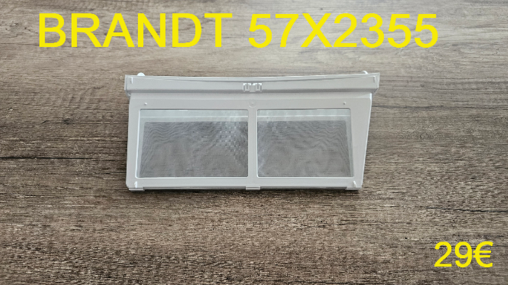 FILTRE A PELUCHES SÈCHE-LINGE : BRANDT 57X2355