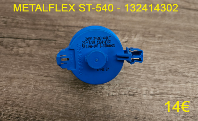 PRESSOSTAT ANALOGIQUE LAVE-LINGE : METALFLEX ST-540 - 132414302