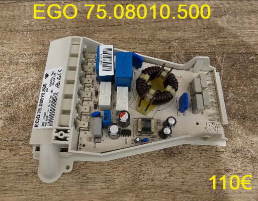 CARTE FILTRE PLAQUE VITROCÉRAMIQUE : EGO 75.08010.500