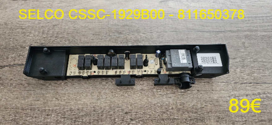 CARTE DE PUISSANCE PLAQUE VITROCÉRAMIQUE : SELCO CSSC-1929B00 - 811650378