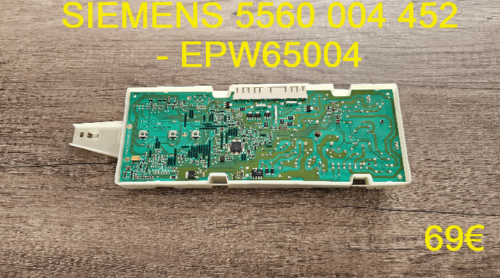 CARTE DE COMMANDE LAVE-LINGE : SIEMENS 5560004452 - EPW65004