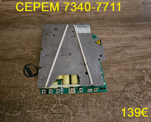 CARTE DE PUISSANCE PLAQUE VITROCÉRAMIQUE : CEPEM 7340-7711