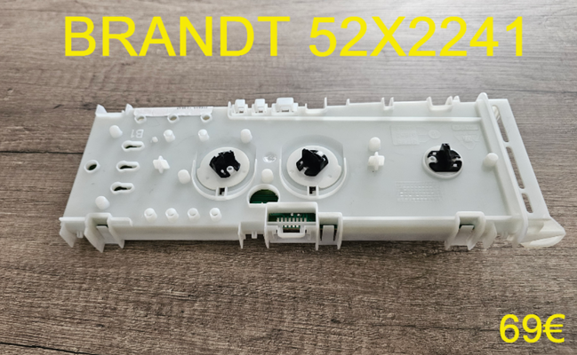 CARTE DE COMMANDE LAVE-LINGE : BRANDT 52X2241