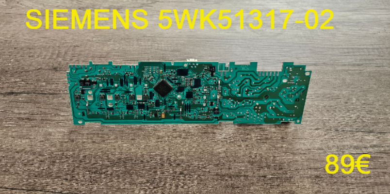 CARTE DE COMMANDE LAVE-LINGE : SIEMENS 5WK51317-02