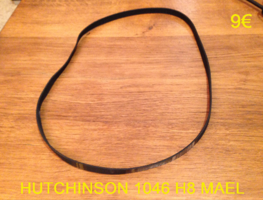 COURROIE LAVE-LINGE : HUTCHINSON 1046 H8 MAEL