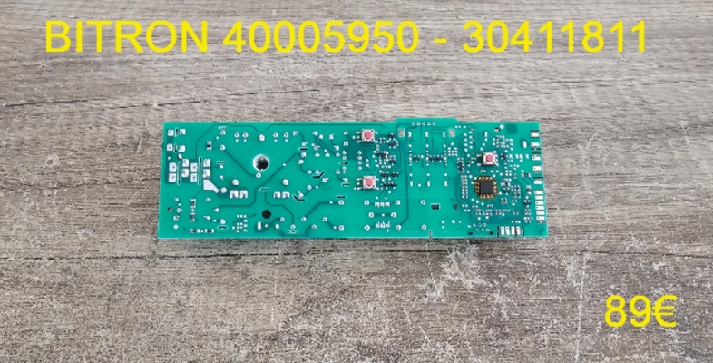 CARTE DE COMMANDE SÈCHE-LINGE : BITRON 40005950 - 30411811