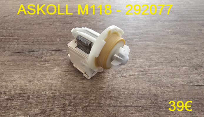 POMPE DE VIDANGE : ASKOLL M118 - 292077