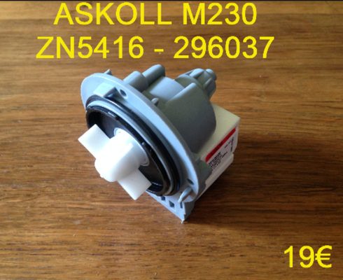 POMPE DE VIDANGE : ASKOLL M230 - ZN5416 - 296037