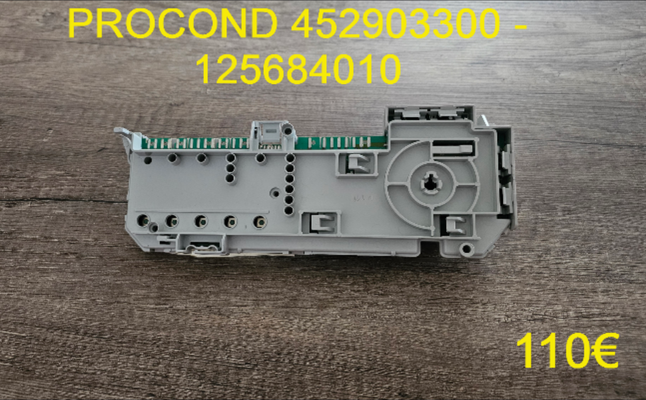 CARTE DE COMMANDE SÈCHE-LINGE : PROCOND 452903300 - 125684010