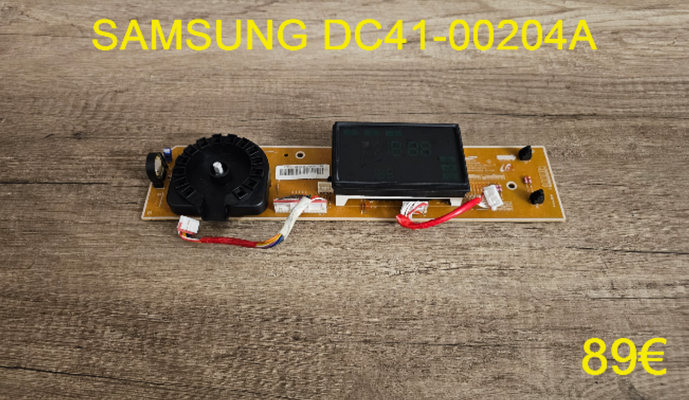 CARTE DE COMMANDE SÈCHE-LINGE : SAMSUNG DC41-00204A