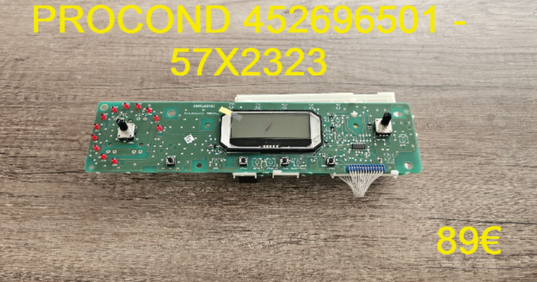 CARTE DE COMMANDE SÈCHE-LINGE : PROCOND 452696501 - 57X2323