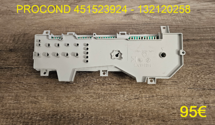 CARTE DE COMMANDE LAVE-LINGE : PROCOND 451523924 - 132120258