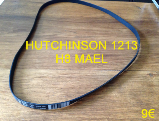 COURROIE LAVE-LINGE : HUTCHINSON 1213 H8 MAEL