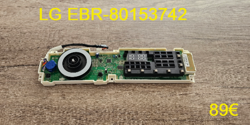 CARTE DE COMMANDE LAVE-LINGE : LG EBR80153742