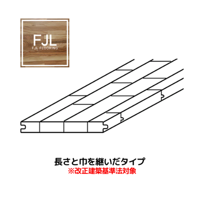 形状についてFJLフローリング断面図