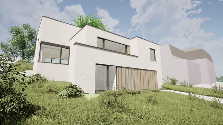 Modélisation 3D du projet (vue extérieure)