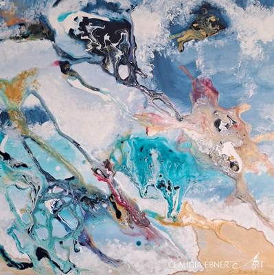 AT THE BEACH BY CLAUDIA EBNER ART